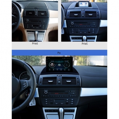 BMW X3-serija (E83) Android Multimedija 9" 3